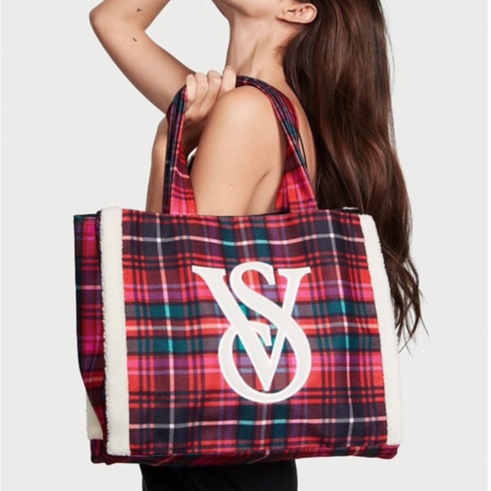 Victorias Secret Plaid Tote